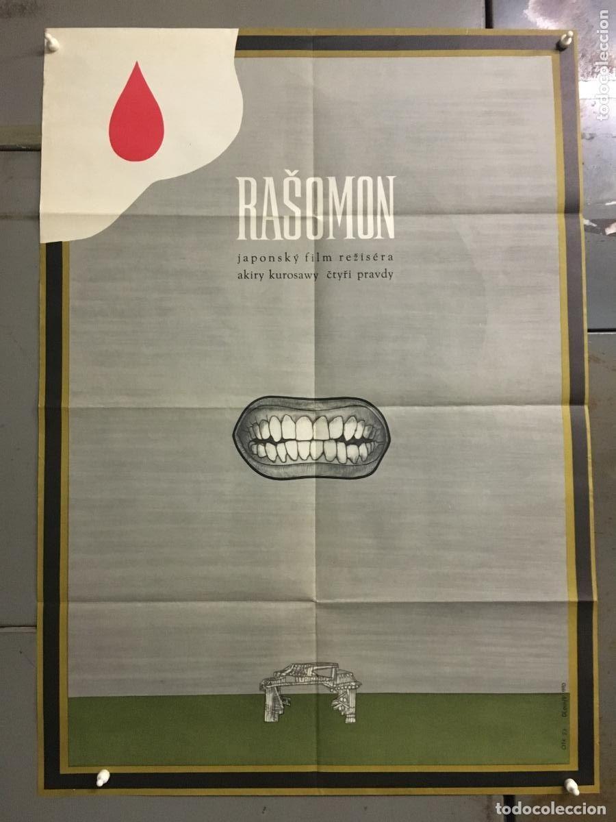 Cine: PJE 0261 RASHOMON AKIRA KUROSAWA TOSHIRO MIFUNE POSTER ORIGINAL CHECO 60X84