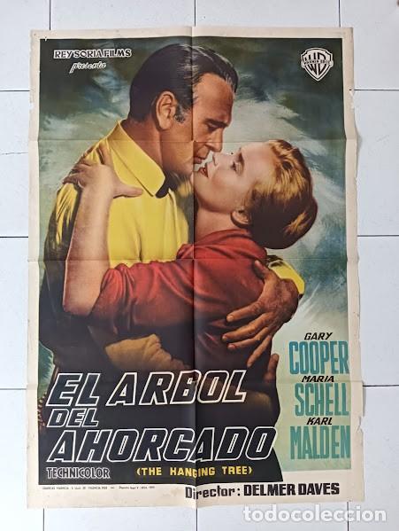 Cine: SMP 2235 EL ARBOL DEL AHORCADO GARY COOPER POSTER ORIGINAL ESPA&Ntilde;OL 70X100