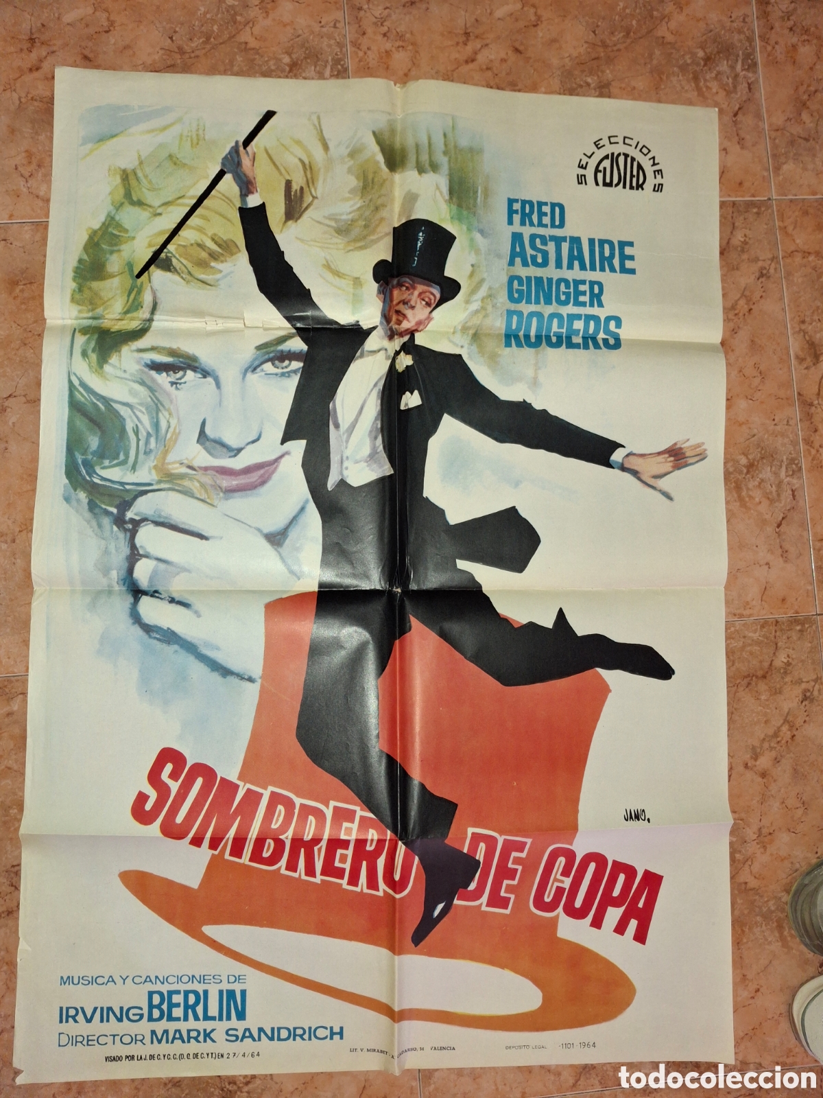Cine: Cartel de la pel&iacute;cula sombrero de copa