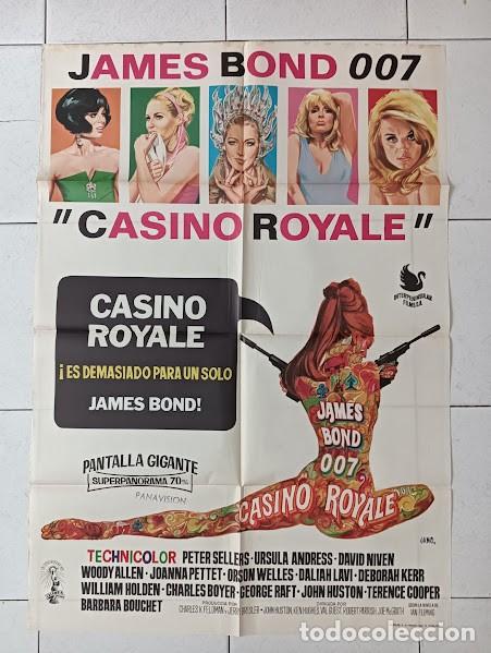 Cinema: SMP 2232 CASINO ROYALE JAMES BOND 007 WOODY ALLEN PETER SELLERS JANO POSTER ORIGINAL 70X100 ESTRENO