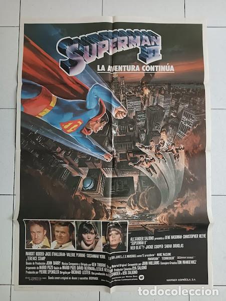 Cin&eacute;ma: SMP 2236 SUPERMAN 2 CHRISTOPHER REEVE POSTER ORIGINAL 70X100 ESTRENO