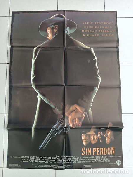 Cine: SMP 2243 SIN PERDON CLINT EASTWOOD POSTER ORIGINAL ESTRENO 70X100