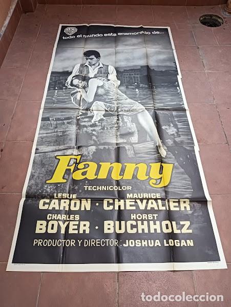 Cin&eacute;ma: SMP 2246 FANNY LESLIE CARON HORST BUCHHOLZ JOSHUA LOGAN POSTER ORIGINAL 3 hojas 100X205 ESTRENO