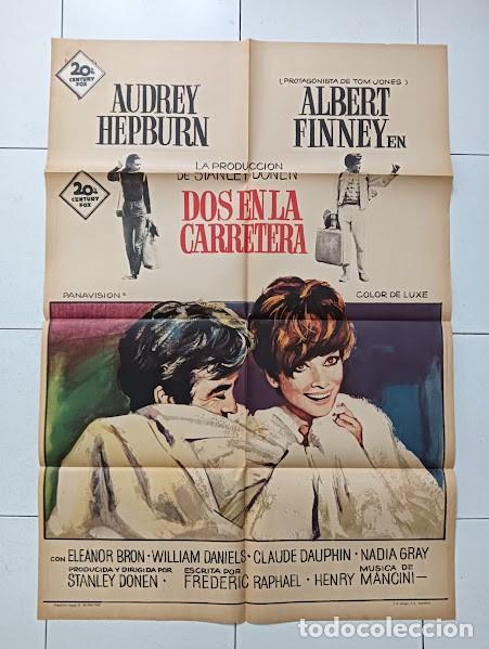 Cine: SMP 2250 DOS EN LA CARRETERA AUDREY HEPBURN POSTER ORIGINAL 70X100 ESTRENO