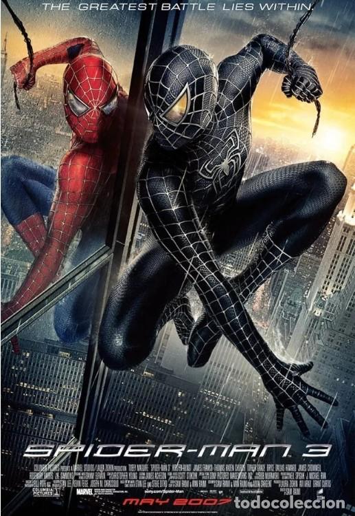 Cine: Spider-Man 3. P&oacute;ster 100x70 cm aprox