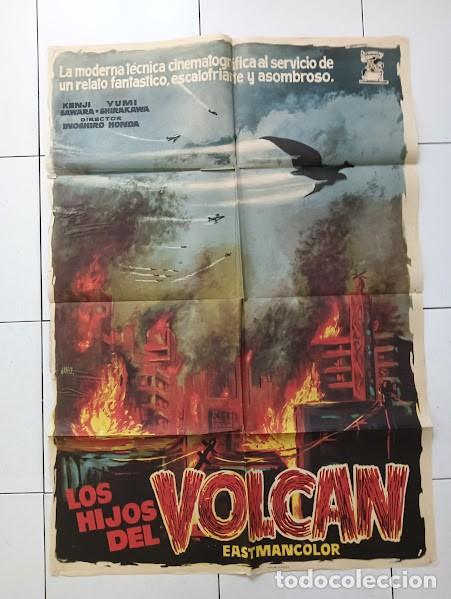 Cine: SMP 2251 LOS HIJOS DEL VOLCAN RODAN ISHIRO HONDA TOHO MONSTRUOS JAPONESES POSTER ORIG 70X100 ESTRENO