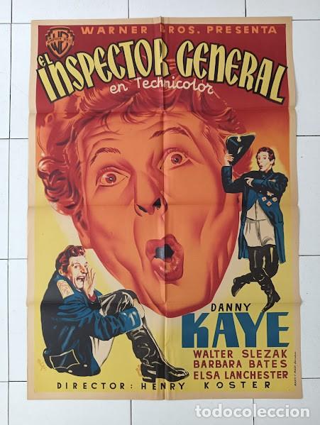 Cinema: SMP 2255 EL INSPECTOR GENERAL DANNY KAYE MCP POSTER ORIGINAL 70X100 ESTRENO LITOGRAFIA