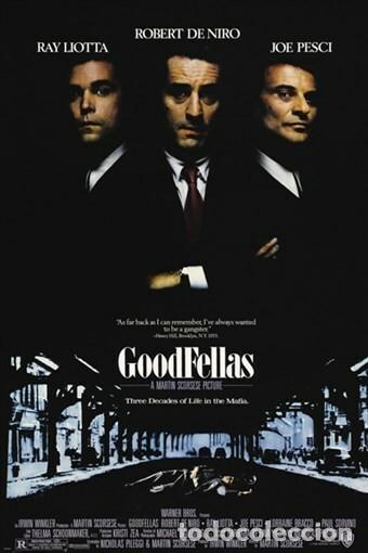 Cine: Uno de los nuestros.Goodfellas. P&oacute;ster 100x70cm