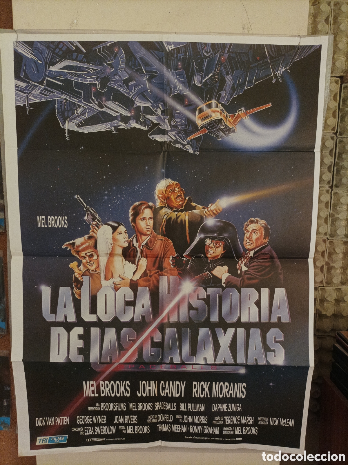 Cine: LA LOCA HISTORIA DE LAS GALAXIAS MEL BROOKS POSTER ORIGINAL 70X100