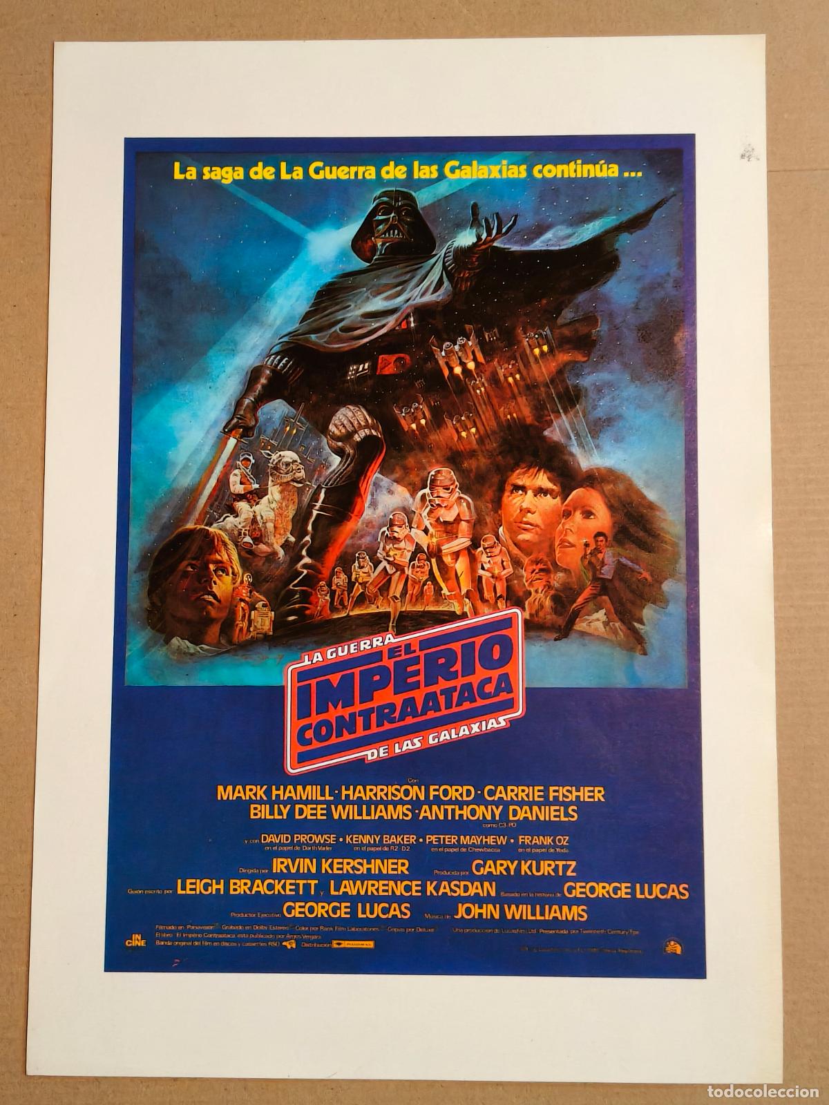 Cin&eacute;ma: EL IMPERIO CONTRAATACA POSTER PEQUE&Ntilde;O 1980
