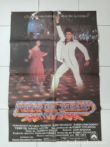 Cinema: SMP 2272 FIEBRE DEL SABADO NOCHE JOHN TRAVOLTA POSTER ORIGINAL 70X100 ESTRENO