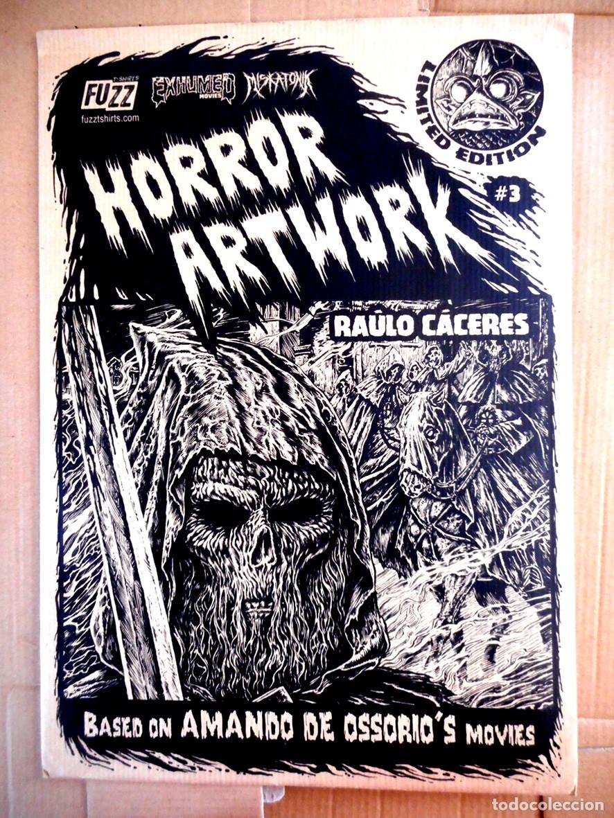 Cine: HORROR ARTWORK N&ordm;3 AMANDO DE OSSORIO MOVIES (FUZZ-DICIEMBRE 2020) RA&Uacute;LO C&Aacute;CERES -EDICI&Oacute;N LIMITADA-