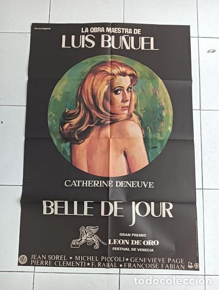 Cin&eacute;ma: SMP 2292 BELLE DE JOUR LUIS BU&Ntilde;UEL CATHERINE DENEUVE POSTER ORIGINAL 70X100 ESTRENO