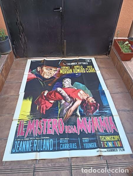 Cinema: PJE 0561 LA MALDICION DE LA MOMIA MICHAEL CARRERAS HAMMER POSTER ORIGINAL ITALIANO 140X200