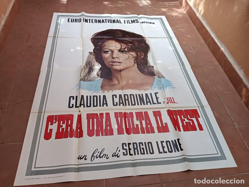 Kino: PJE 0577 HASTA QUE LLEGO SU HORA SERGIO LEONE CARDINALE POSTER ORIGINAL 140X200 ITALIANO