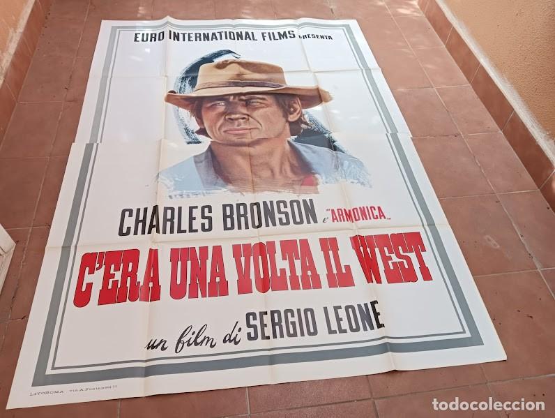 Cinema: PJE 0578 HASTA QUE LLEGO SU HORA SERGIO LEONE BRONSON POSTER ORIGINAL 140X200 ITALIANO