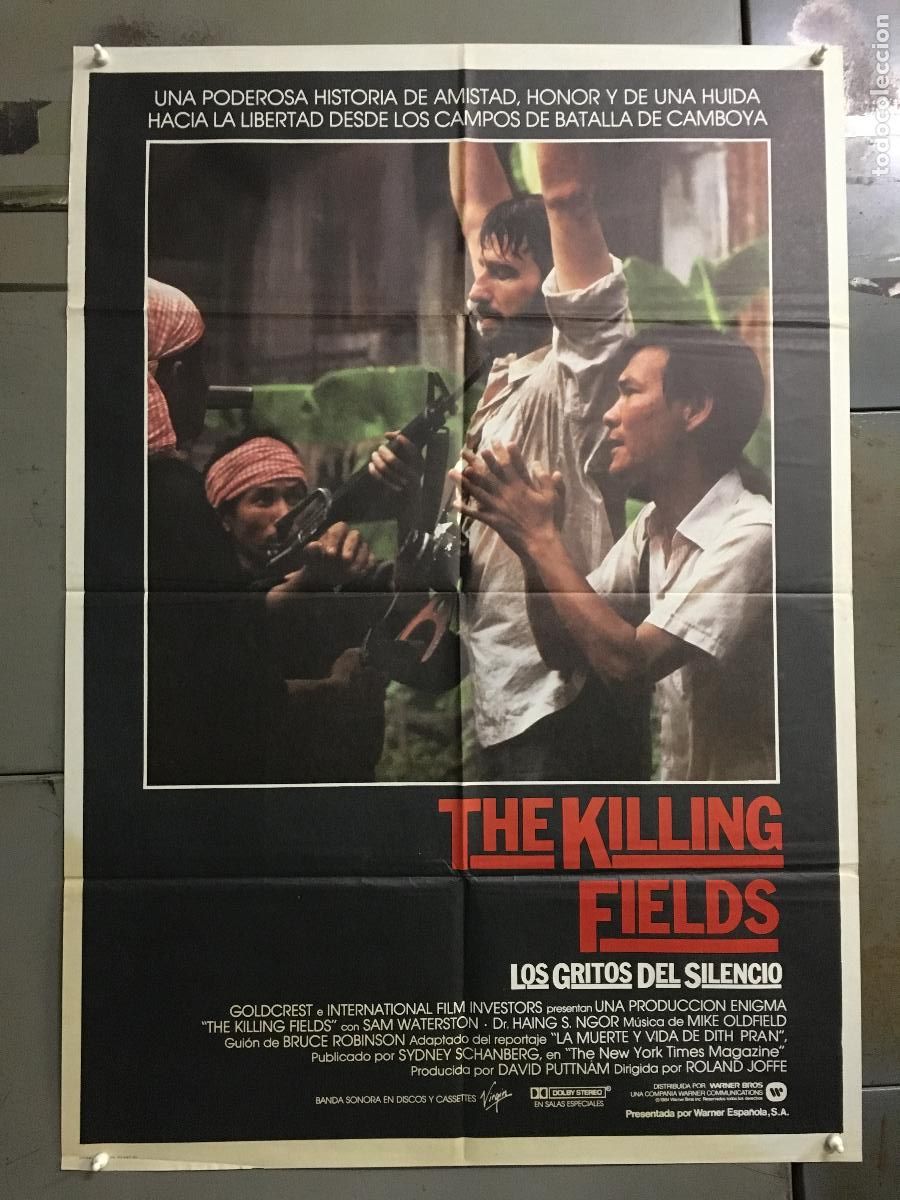 Cine: ODC B905 LOS GRITOS DEL SILENCIO THE KILLING FIELDS ROLAND JOFFRE POSTER ORIGINAL 70X100 ESTRENO