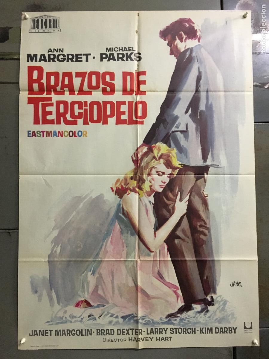 Cin&eacute;ma: ODC B921 BRAZOS DE TERCIOPELO ANN-MARGRET JANO POSTER ORIGINAL 70X100 ESTRENO