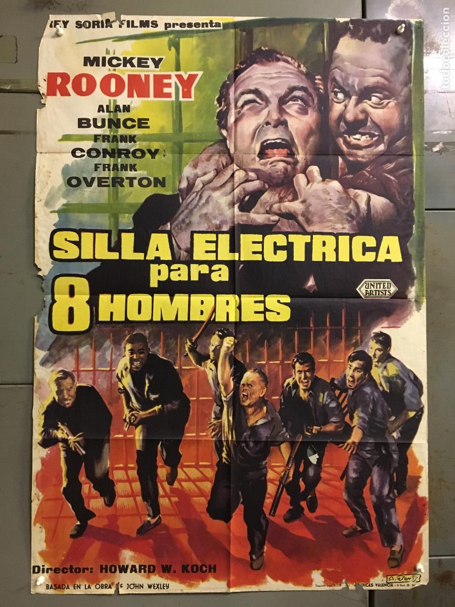 Cin&eacute;ma: ODC B966 SILLA ELECTRICA PARA 8 HOMBRES MICKEY ROONEY POSTER ORIGINAL 70X100 ESTRENO A