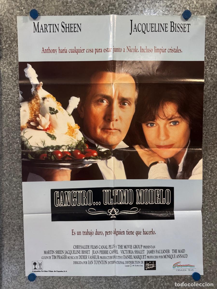 Cine: Canguro&hellip; ultimo modelo, Martin Sheen, Jacqueline Bisset, A&ntilde;o 1991, POSTER ORIGINAL