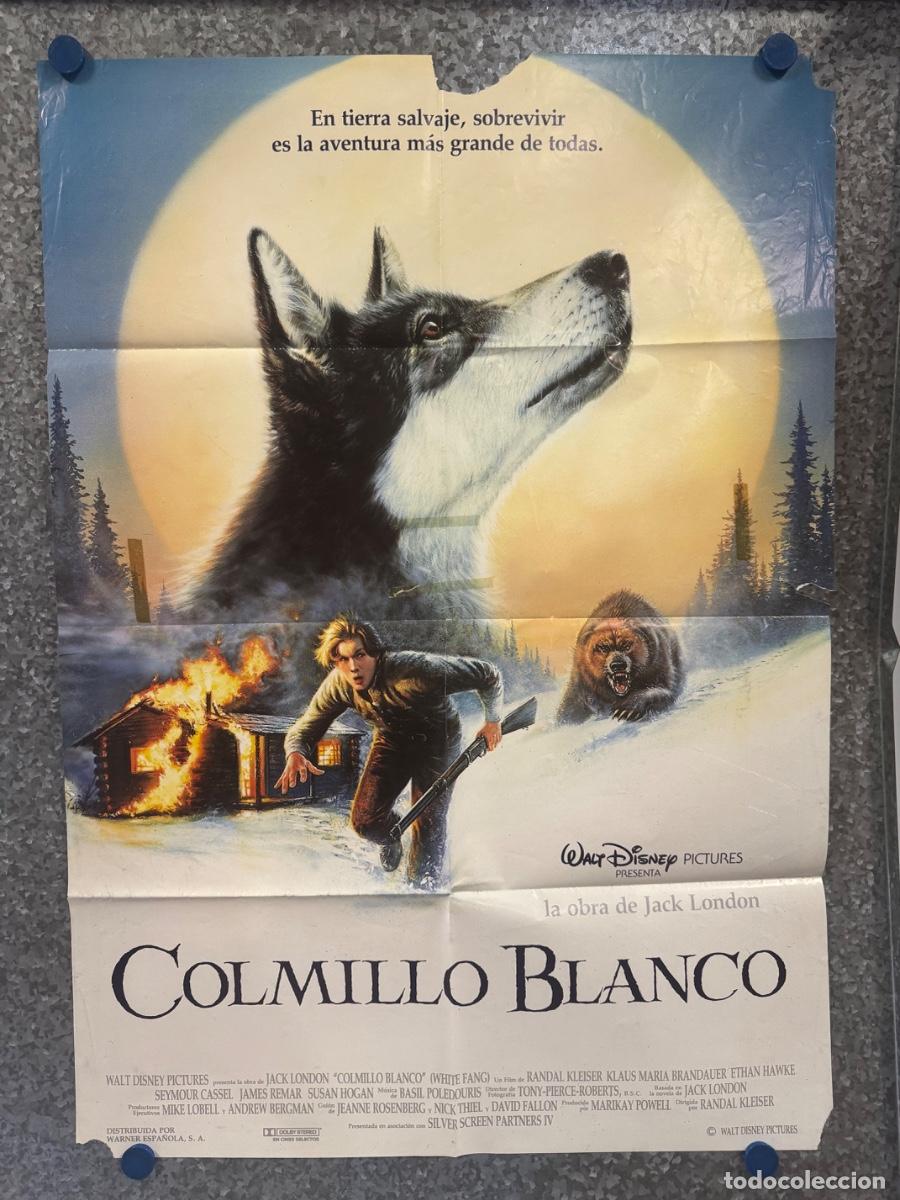 Cine: Colmillo Blanco, Seymour Cassel, Disney, POSTER ORIGINAL