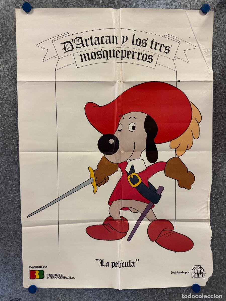 Cine: D&rsquo; Artacan y los tres mosqueperros , Animacion, POSTER ORIGINAL