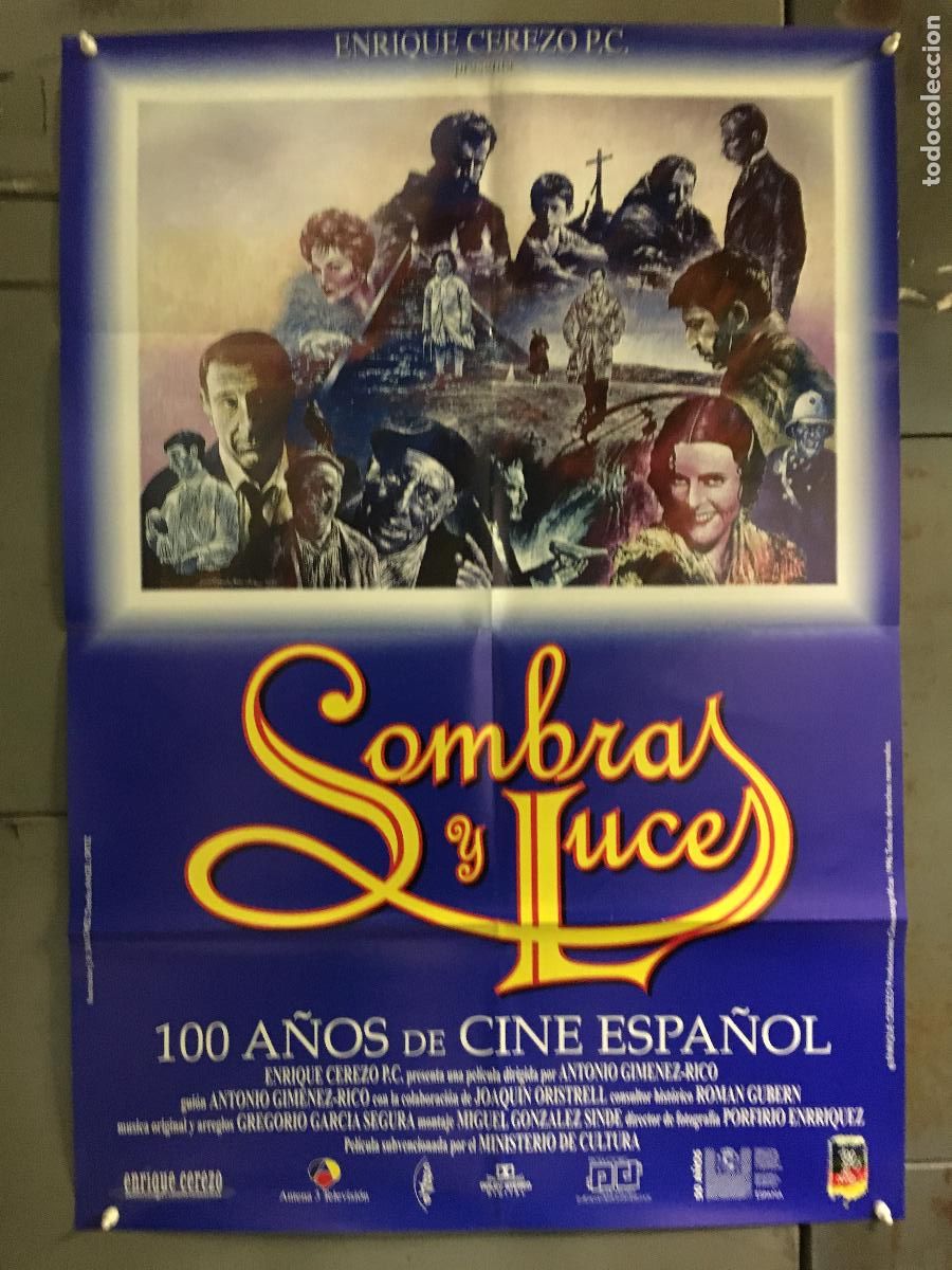 Cine: AFE61 SOMBRAS Y LUCES 100 A&Ntilde;OS CINE ESPA&Ntilde;OL IMPERIO ARGENTINA SARA MONTIEL POSTER ORIGINAL 70x100