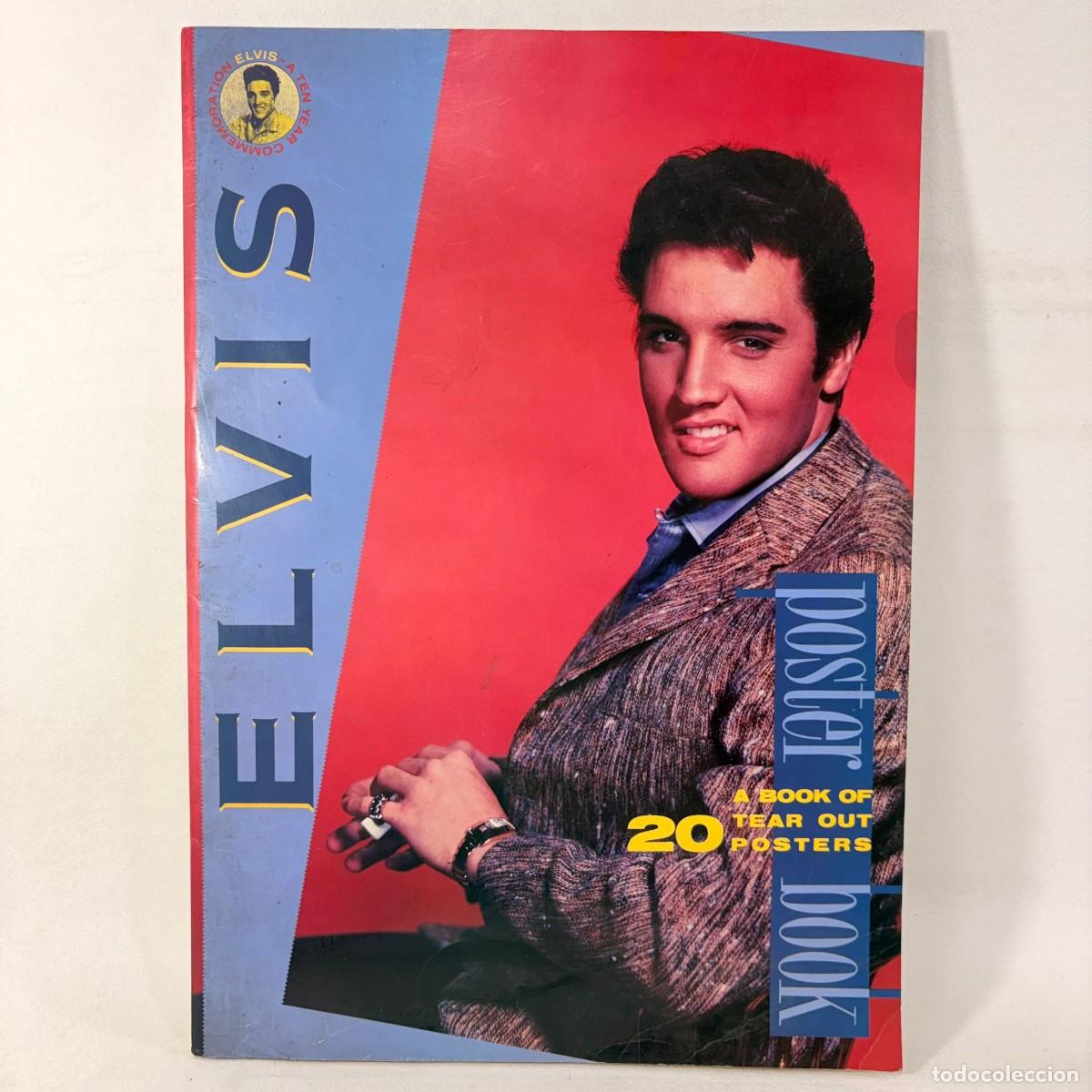 Cine: LIBRO DE P&Oacute;STERS - ELVIS PRESLEY A BOOK OF 20 TEAR OUT POSTERS - 30 X 42 CM - A&Ntilde;O 1987