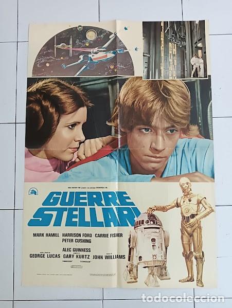 Cine: PJE 0583 LA GUERRA DE LAS GALAXIAS star wars GEORGE LUCAS POSTER ORIGINAL ITALIANO 68X94 raro