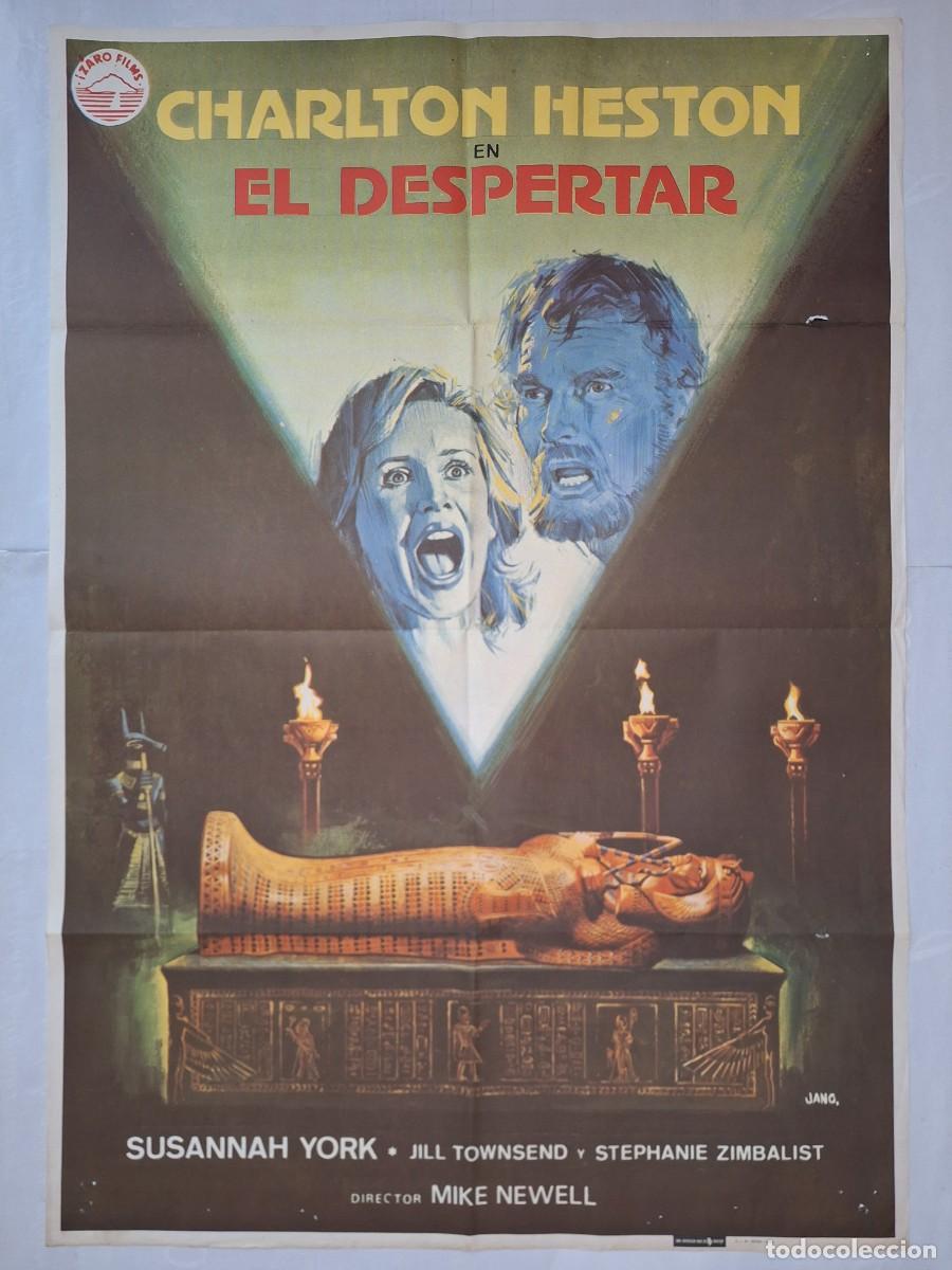Cine: ANTIGUO CARTEL CINE EL DESPERTAR - CHARLTON HESTON A&Ntilde;O 1980 RV P-1872