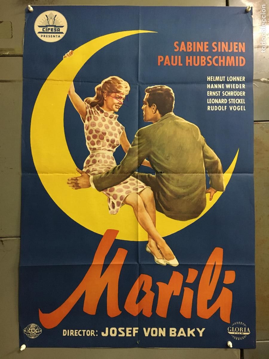 Kino: ODC C006 MARILI SABINE SINJEN CIFESA POSTER ORIGINAL 70X100 ESTRENO