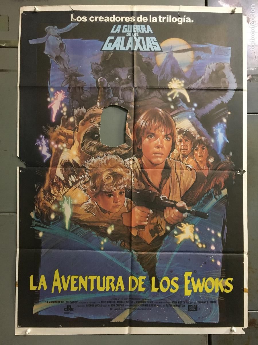 Cin&eacute;ma: ODC C018 LA AVENTURA DE LOS EWOKS GEORGE LUCAS POSTER ORIGINAL 70X100 ESTRENO