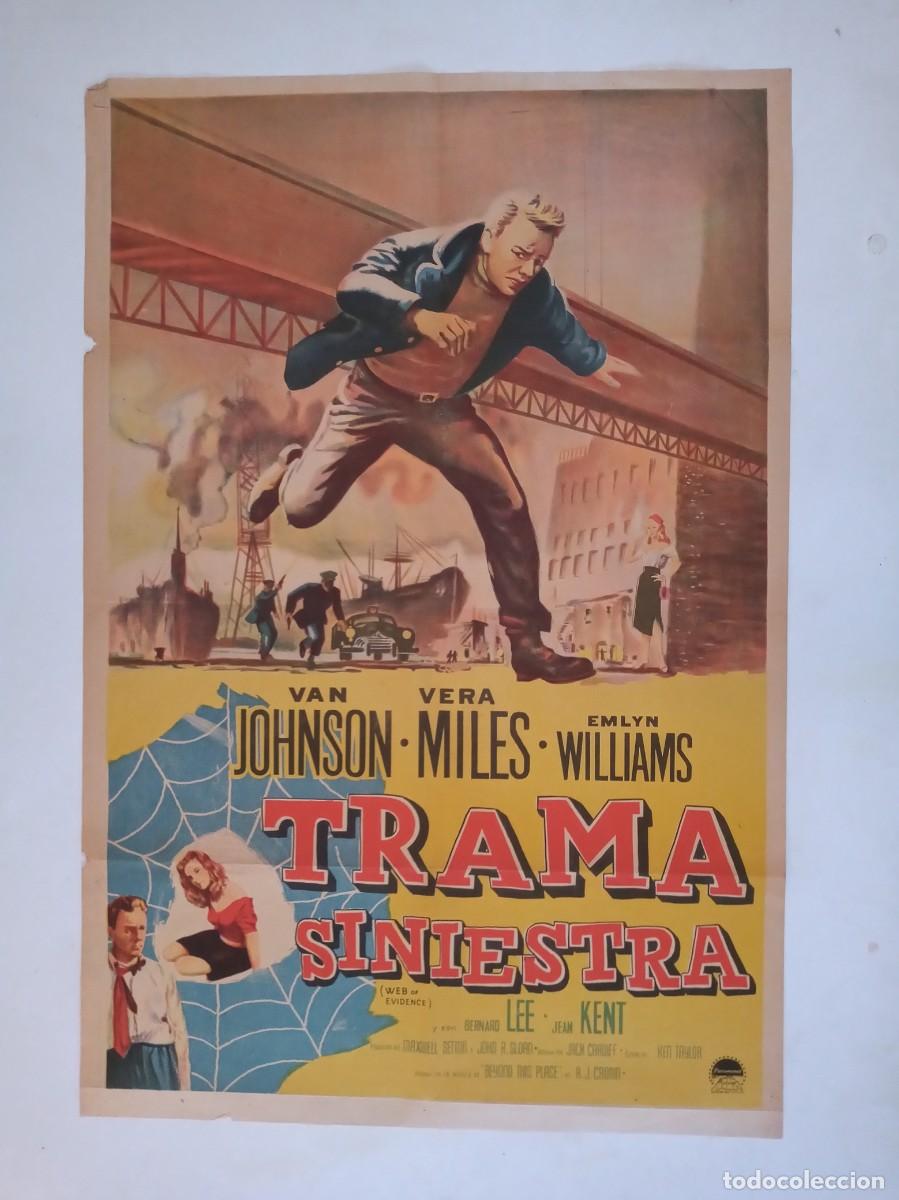 Cine: EL SECRETO DE USHAWS-52 (1959) cartel argentino 110 x 75 litografico VAN JOHNSON VERA MILES