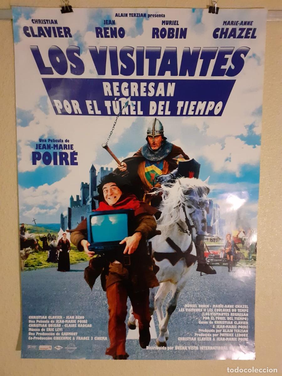 Cine: Cartel Cine Original Los Visitantes Regresan Por El T&uacute;nel Del Tiempo (1998)