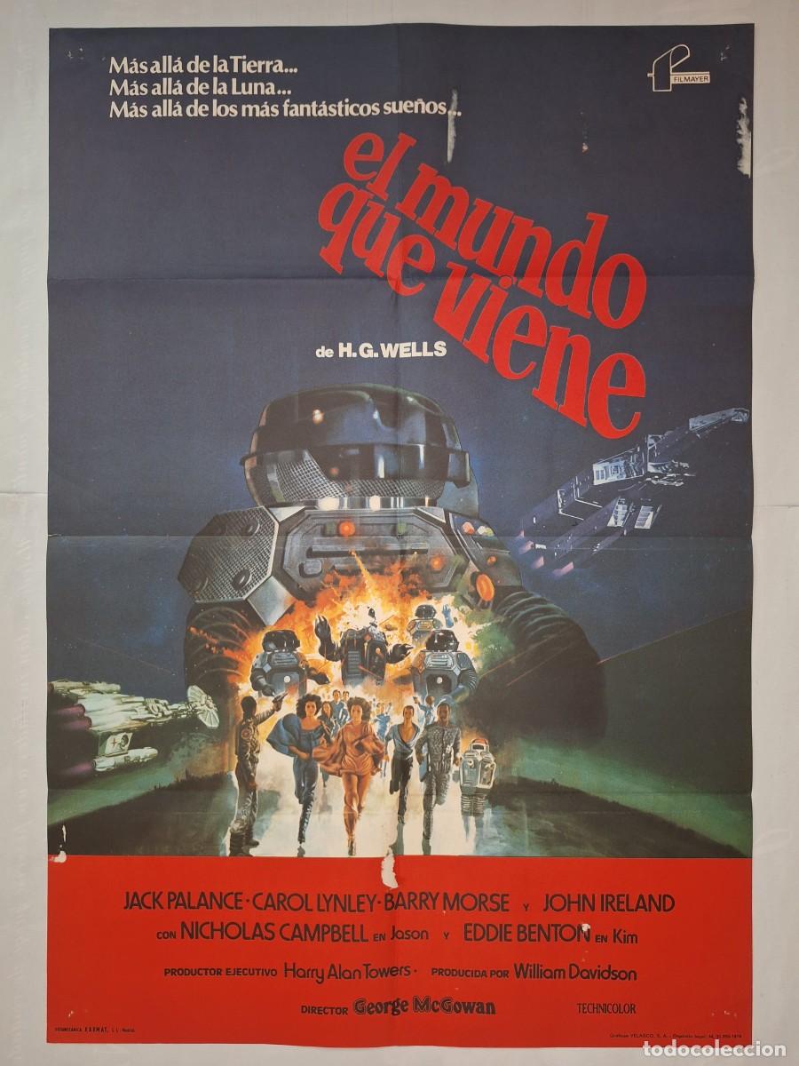 Cinema: ANTIGUO CARTEL CINE EL MUNDO QUE VIENE A&Ntilde;O 1979 RV P-1878