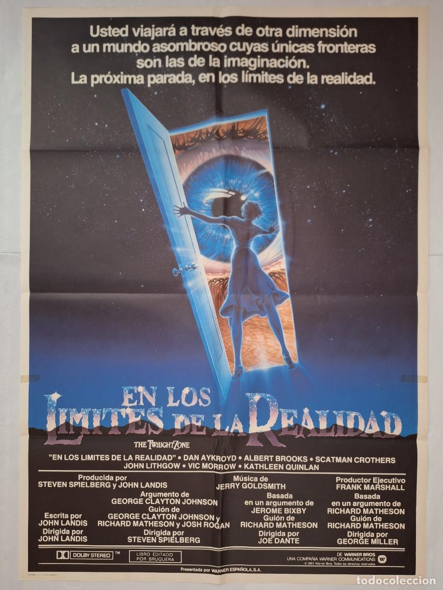 Cinema: ANTIGUO CARTEL CINE EN LOS LIMITES DE LA REALIDAD A&Ntilde;O 1983 RV P-1879