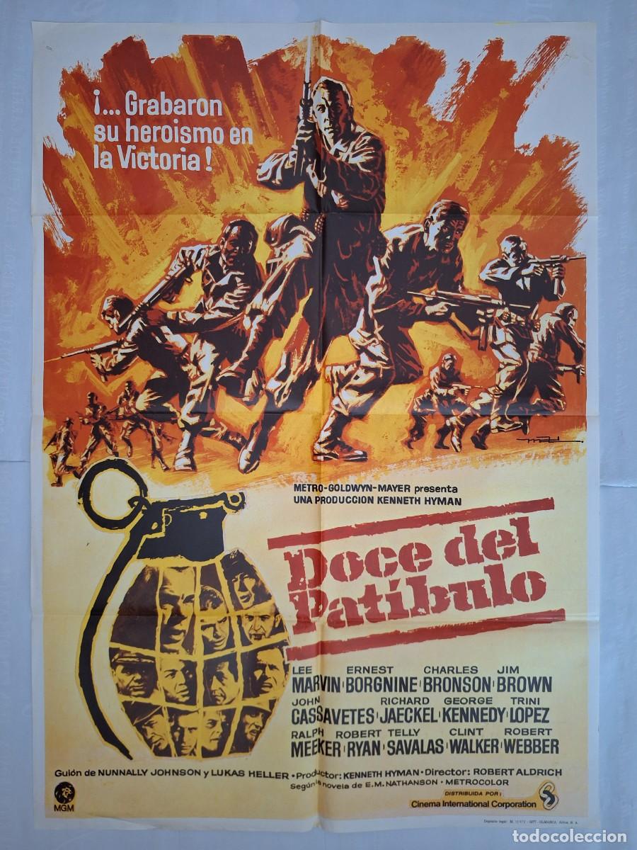 Cin&eacute;ma: ANTIGUO CARTEL CINE DOCE DEL PATIBULO A&Ntilde;O 1977 RV P-1884