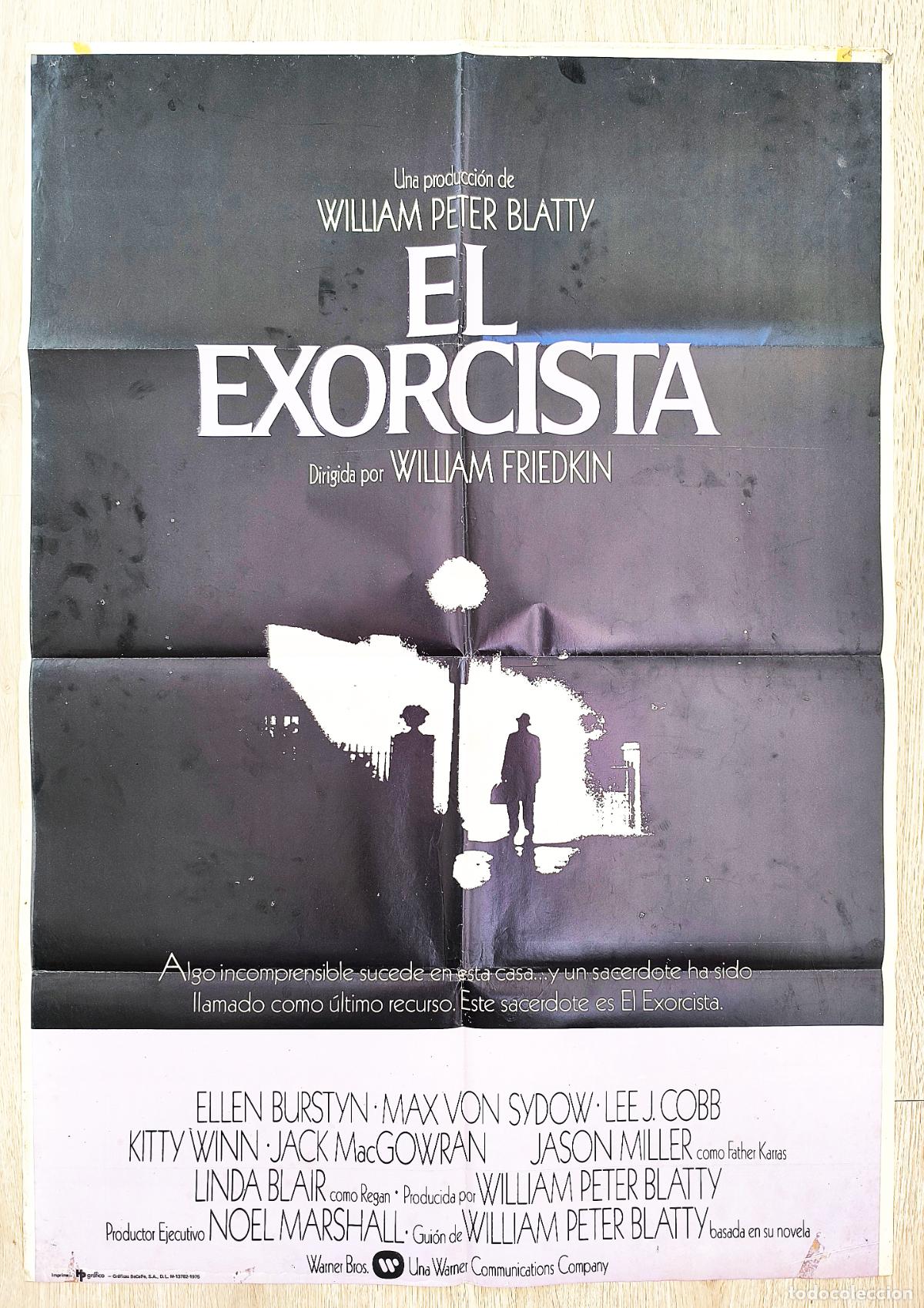 Cine: RW CARTEL CINE EL EXORCISTA WILLIAM PETER BLATTY 1975 CC211
