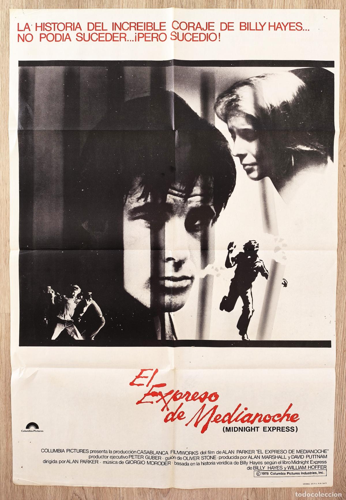 Cine: RW CARTEL CINE EL EXPRESO DE MEDIANOCHE ALAN PARKER 1978 CC213