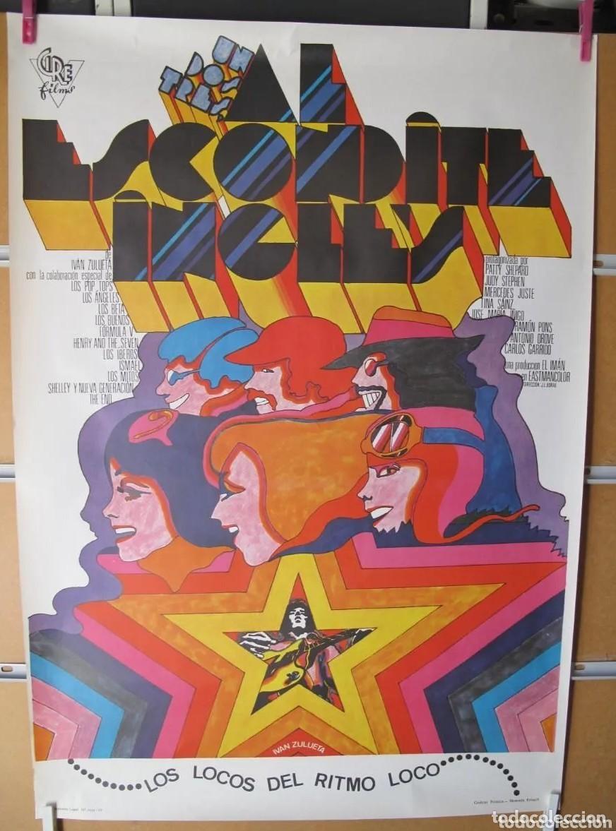 Cine: UN DOS TRES AL ESCONDITE INGLES POSTER ORIGINAL