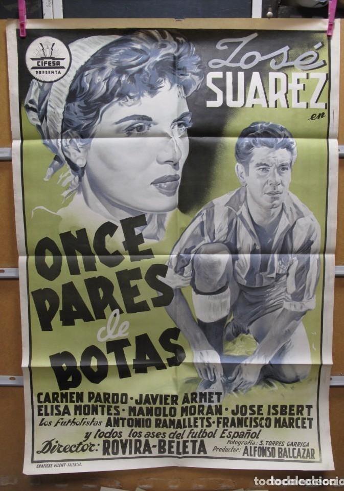 Cine: ONCE PARES DE BOTAS POSTER ORIGINAL