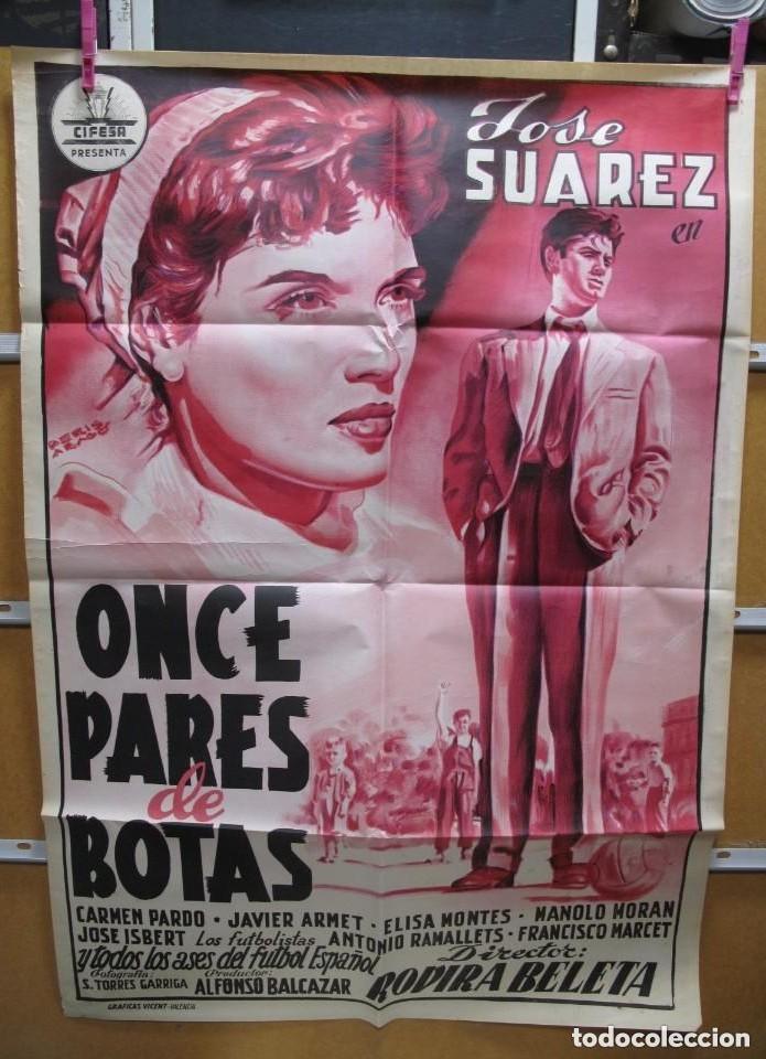 Cine: ONCE PARES DE BOTAS POSTER ORIGINAL