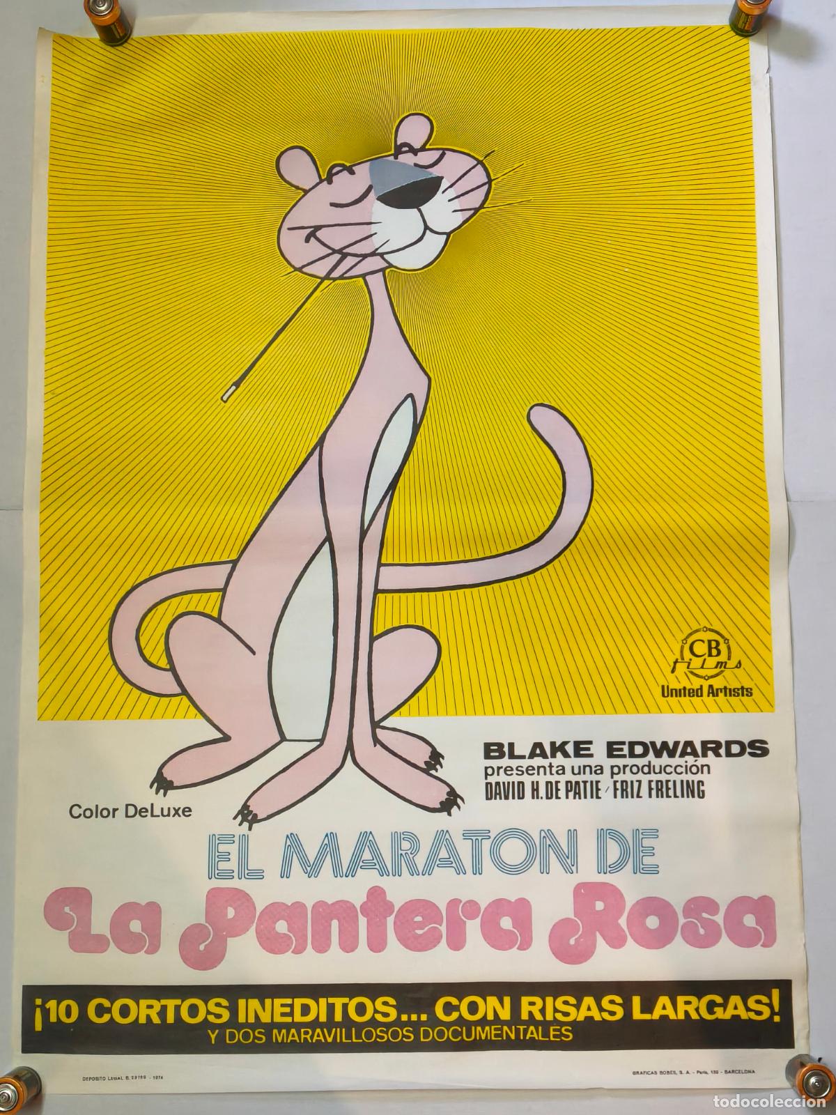 Cinema: EL MARAT&Oacute;N DE LA PANTERA ROSA CARTEL DE 1974