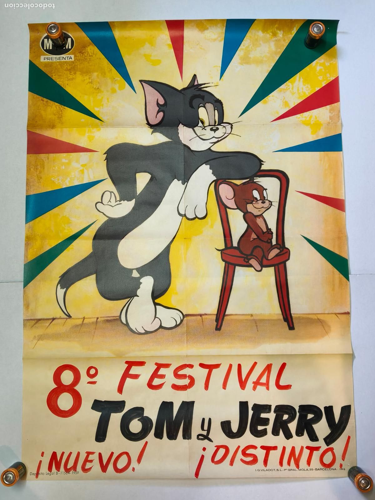 Cine: 8&deg; FESTIVAL TOM Y JERRY CARTEL DE 1968