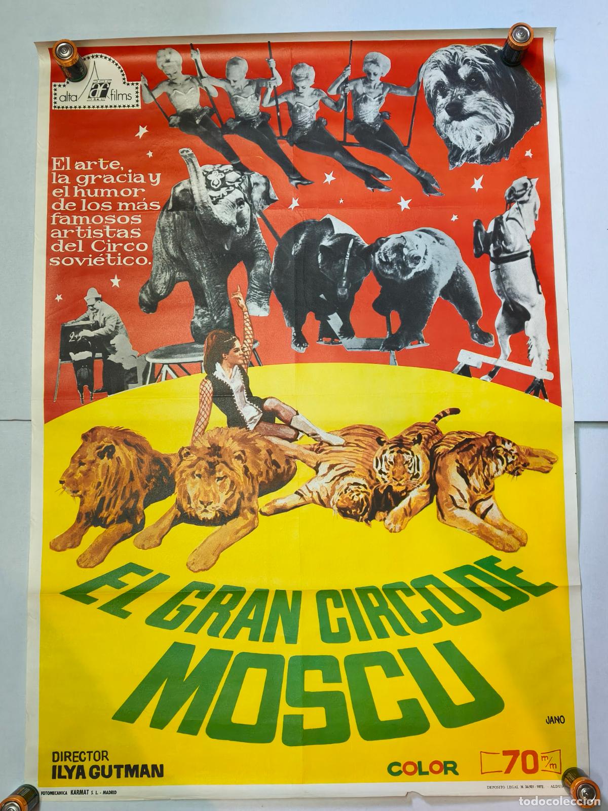 Cine: EL GRAN CIRCO DE MOSCU CARTEL DE 1972