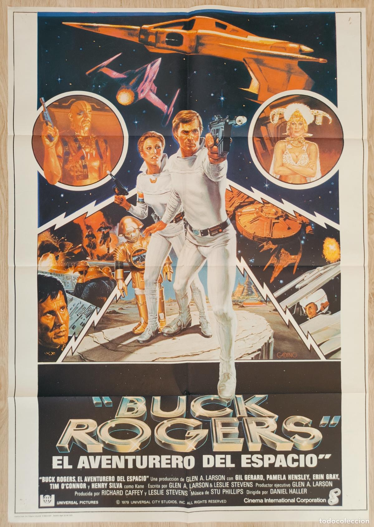 Cinema: CARTEL CINE BUCK ROGERS EL AVENTURERO DEL ESPACIO GIL GERARD PAMELA HENSLEY 1979 GADINO C2813