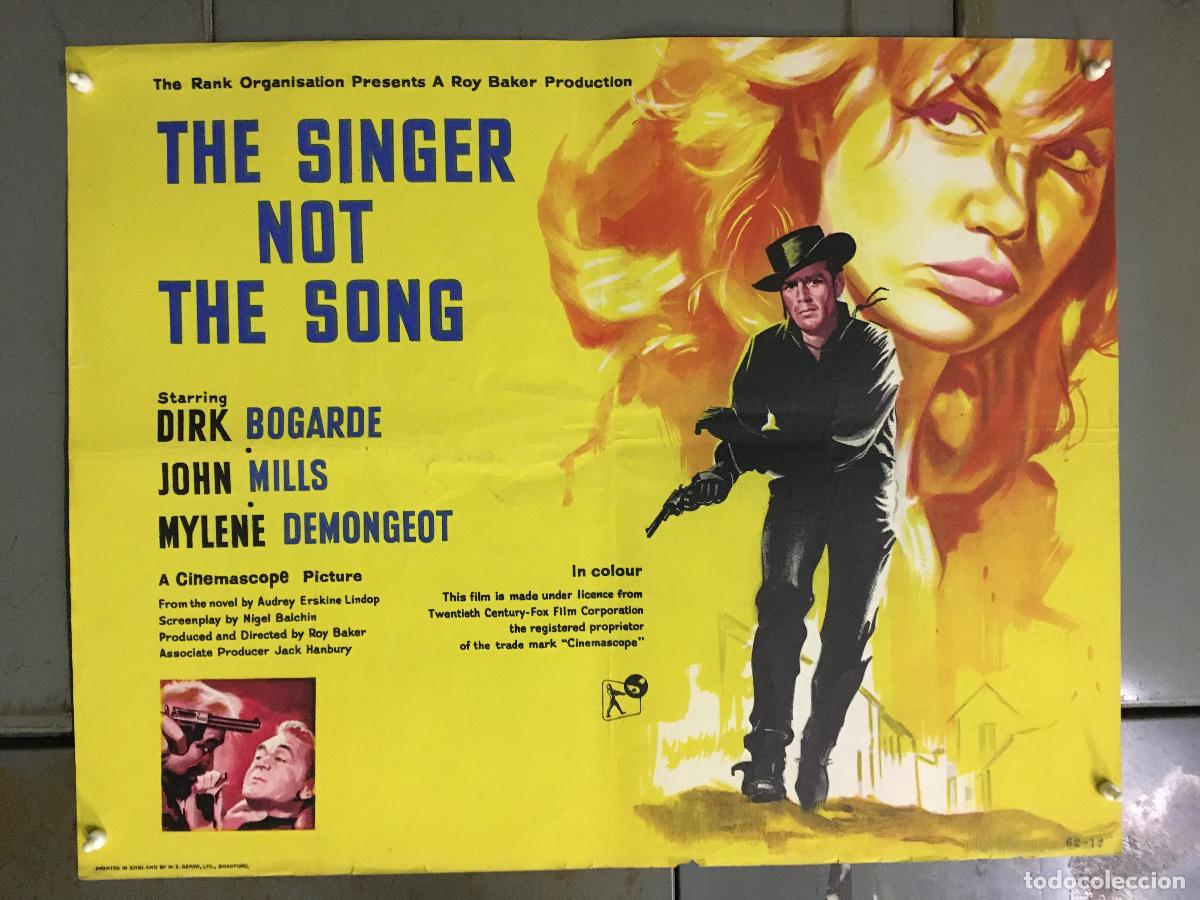 Cine: R0295 EL DEMONIO LA CARNE Y EL PERDON DEMONGEOT BOGARDE POSTER ORIGINAL INGLES 55X70 LITOGRAFIA