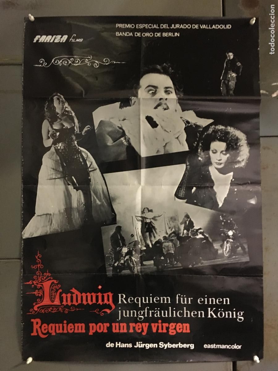 Cine: ODC C033 LUDWIG REQUIEM POR UN REY VIRGEN HARRY BAER POSTER ORIGINAL 70X100 ESTRENO