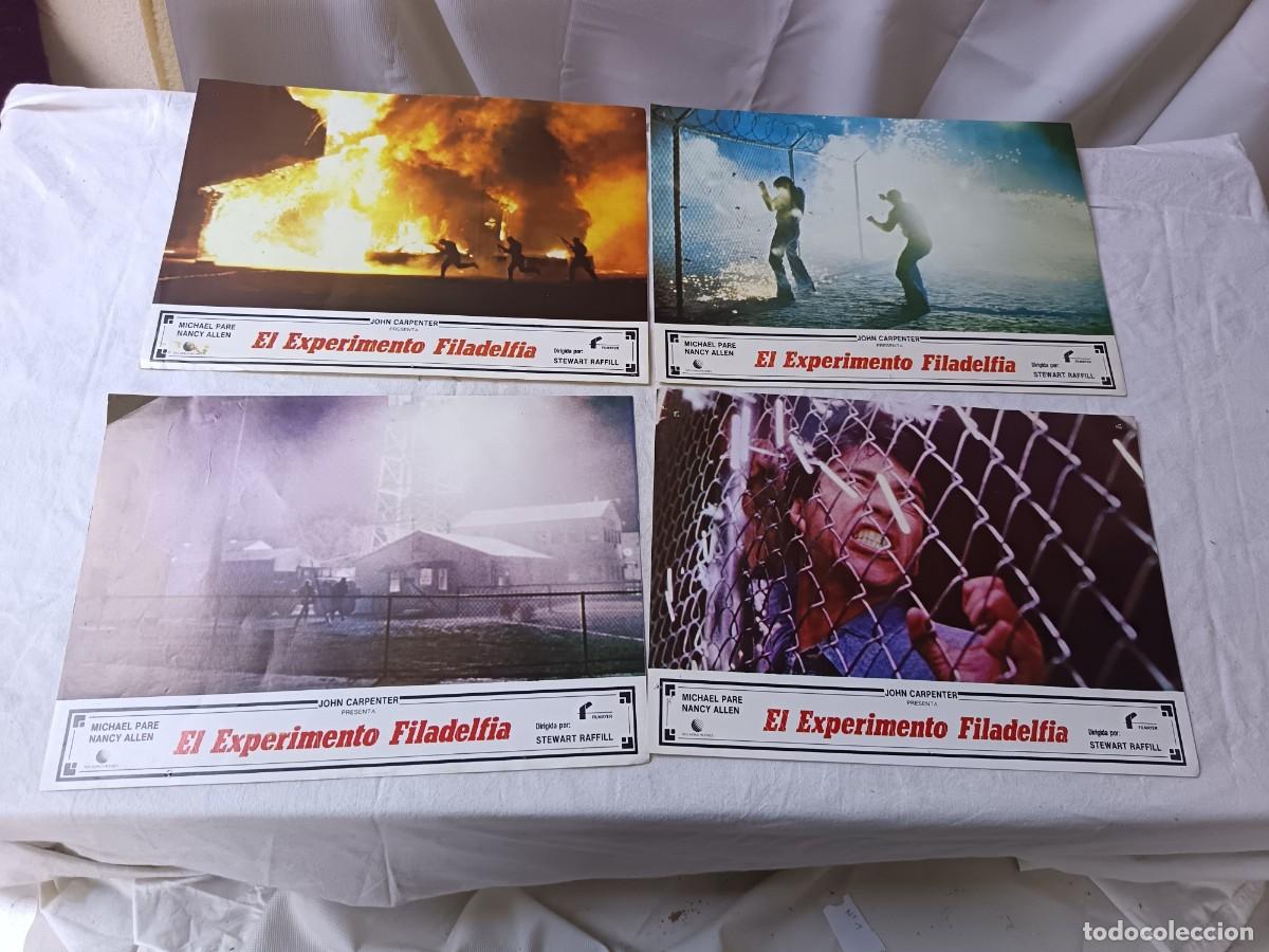 Cin&eacute;ma: Lote de Carteleras de Cine, El Experimento Filadelfia, unos 34 x 24 cms.