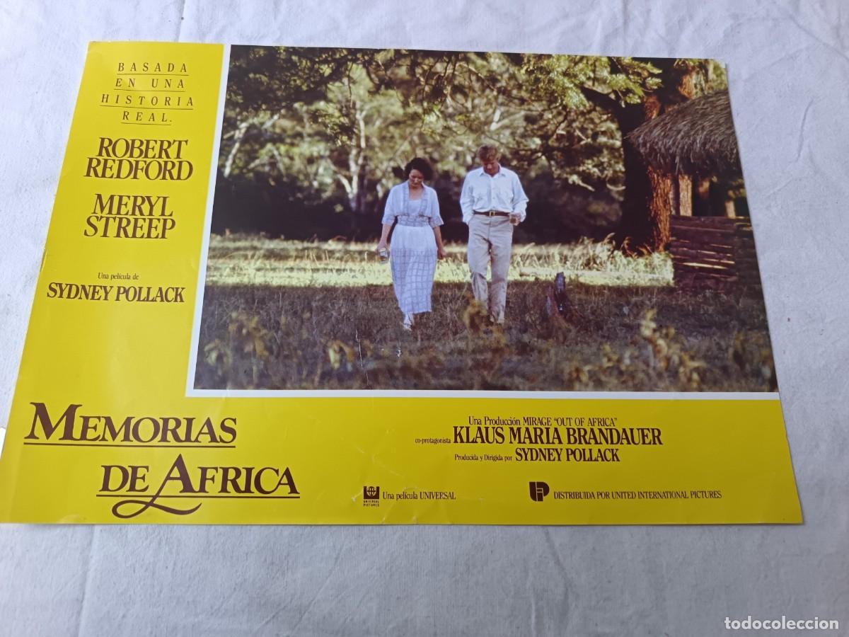 Cinema: Cartelera de Cine, Memorias de &Aacute;frica, unos 34 x 24 cms.